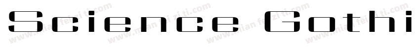 Science Gothic SemiBold Exp字体转换